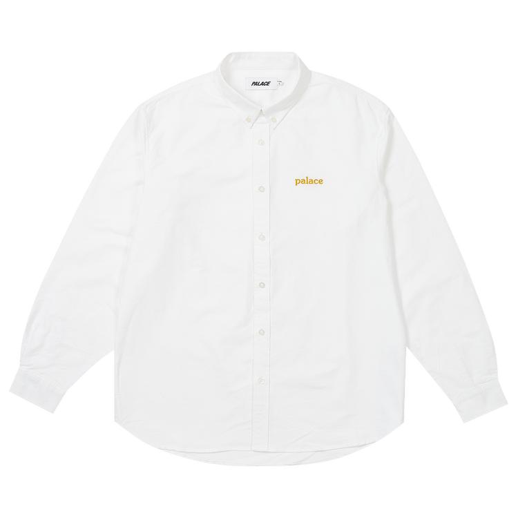 

Рубашка Palace Seersucker Oxford, белые топы унисекс P28SHT010 L