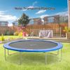 Trampoline Edge Cover diameter 366cm Wide, Tear-Resistant UV-Resistant Spring Cover, Water-Repellent