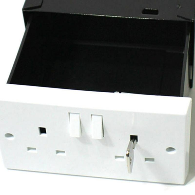 Outlet Wall Safe Security Secret Hidden Box Household Covert Hidden Safe Socket Organizer Secures Jewelry Valuables Cash