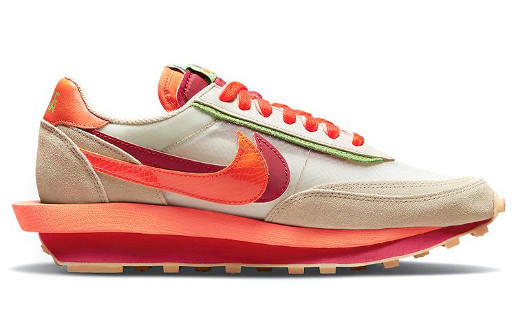 Nike X Sacai X Clot LDWaffle 'Net Orange Blaze' DH1347-100
