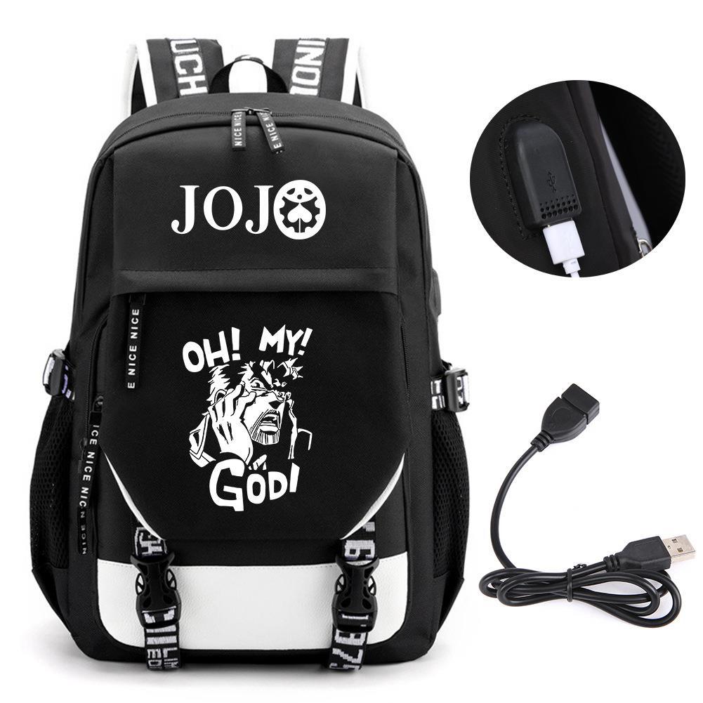 Oo'S Fantastic Adventure Peripheral Printed Backpack Multifunctional Large Capacity Computer Bag Youth School Bag