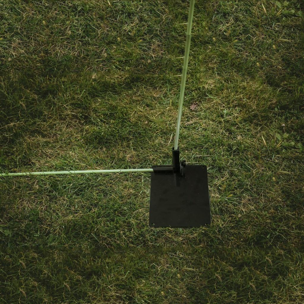 Golf Alignment Stick Holder Swing Practice Plate Plane Trainer Training Aid Alignment Stick Base