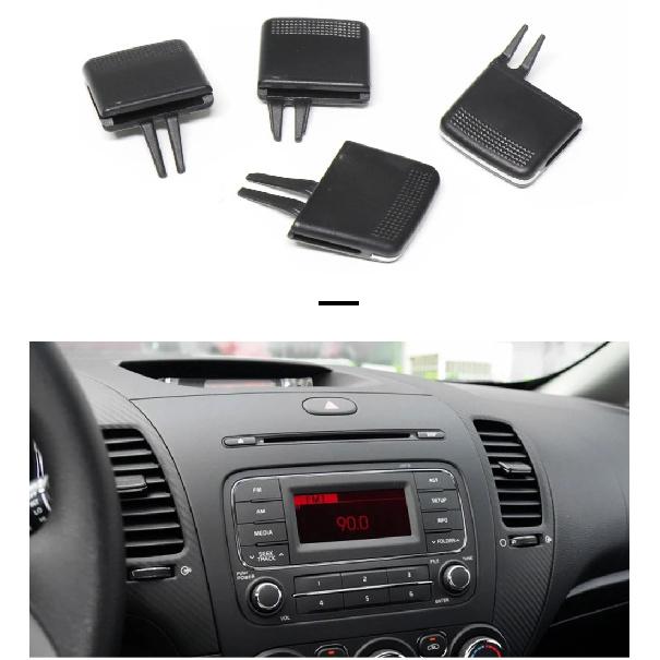 Car Front Air Conditioning Vent Toggle Piece AC Outlet Card Clip Wind Wirection Plectrum Knob For Kia K3 2011-2018
