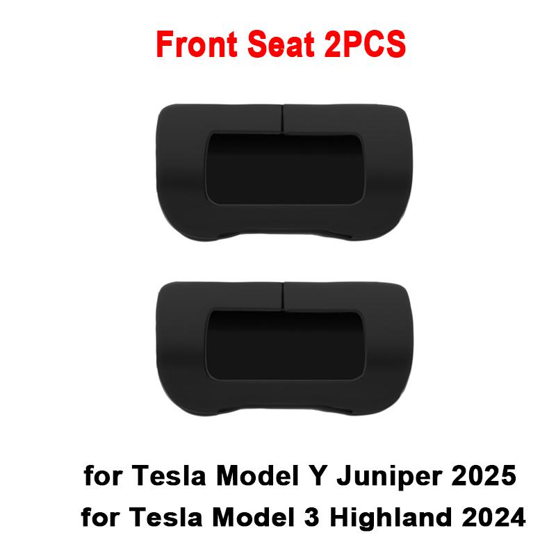 For Tesla Model Y Juniper 2025 Car Seat Belt Anti Scratch Protector Case Silicone Seatbelt Buckle Cover New Model3+ Accessories
