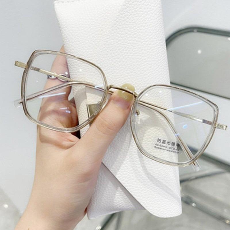 5pcs Anti Blue Light Glasses Classic Women Removable Lenses Anti Radiation Eyeglass for Men and Women