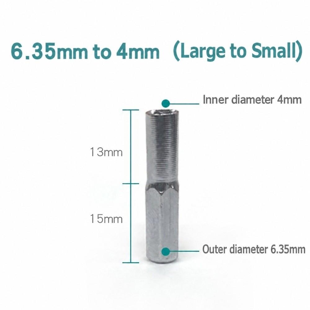1/2Pcs 6.35mm To 4mm Magnetic Bit Holder Magnetic Screwdriver Bit Adapter  Phone Repair