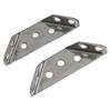 30pcs Stainless Steel Furniture Corner with Screws Corner Brace Angle Corner Bracket for Shelves Wood Furniture Chair Drawer Cabinet