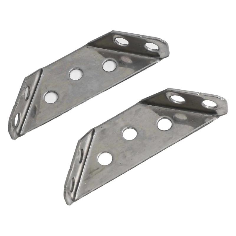 30pcs Stainless Steel Furniture Corner with Screws Corner Brace Angle Corner Bracket for Shelves Wood Furniture Chair Drawer Cabinet