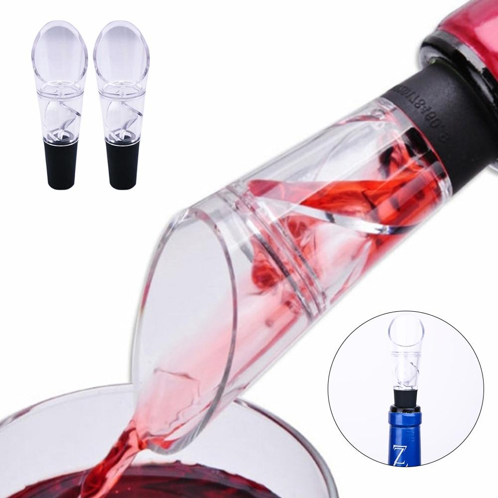Cheap 1/2/5pcs Quick Decanter White Red Wine Bottle Drop Stop Top