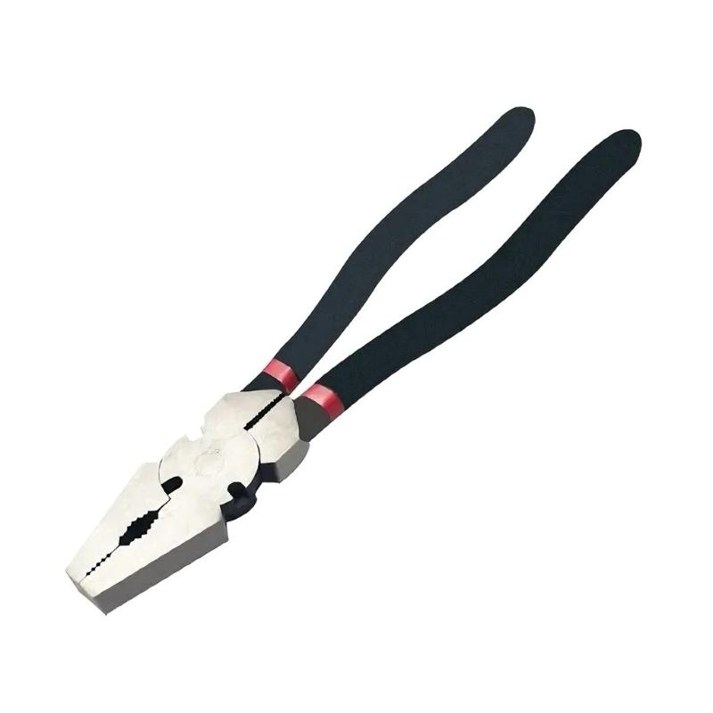 Multipurpose Hand Tool 10/12 Inch Carbon Steel Fence Pliers Wire Cutters With Anti Slip Grip For Industrial And Home Use
