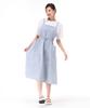 Chase Cult Women'S Crinkle Bustier Dress - Sky Blue