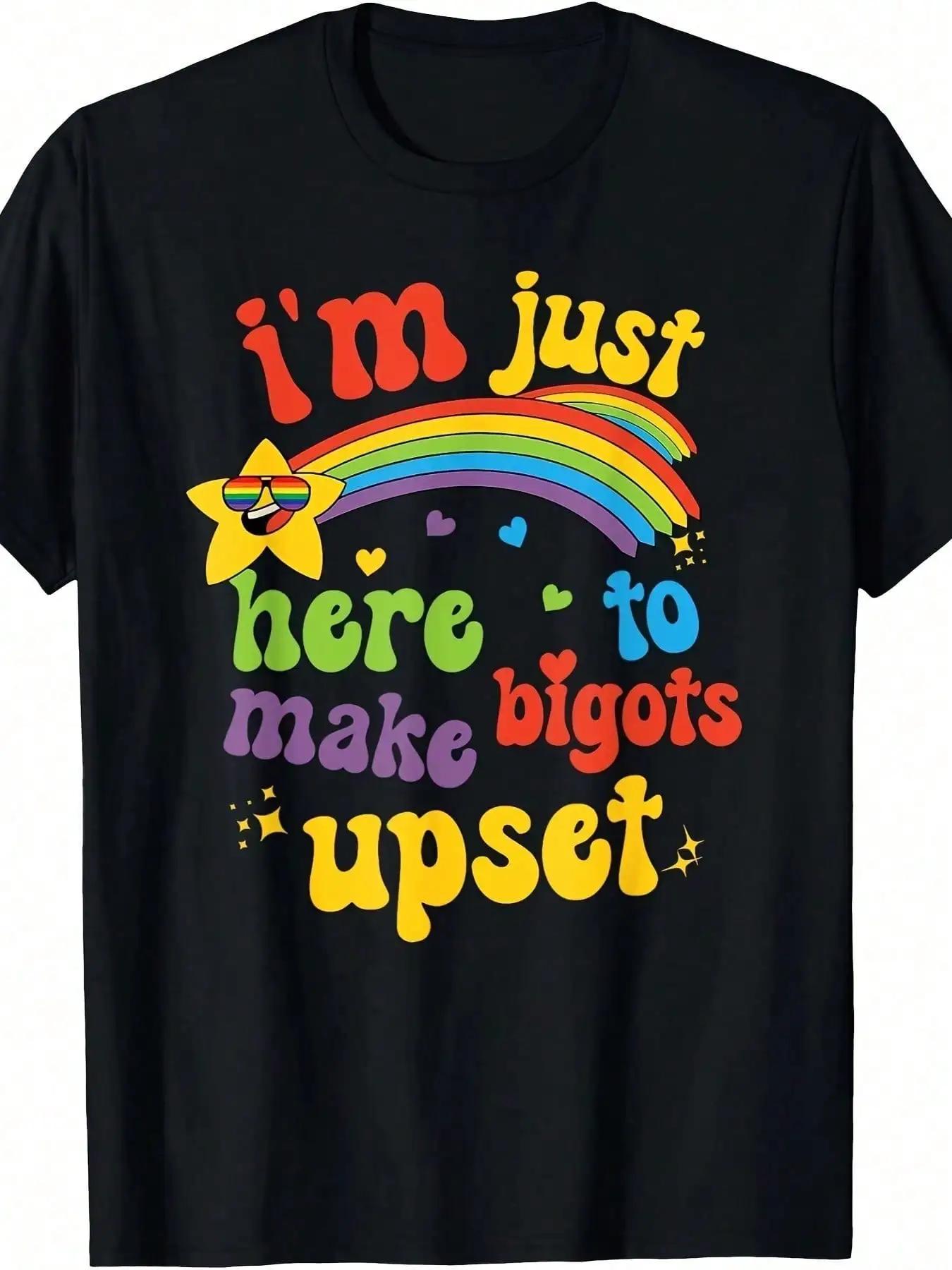 

Pride Month Funny TShirt Rainbow Equality LGBT Ally Gay Rights T Shirt 100 Cotton 220g 4XL