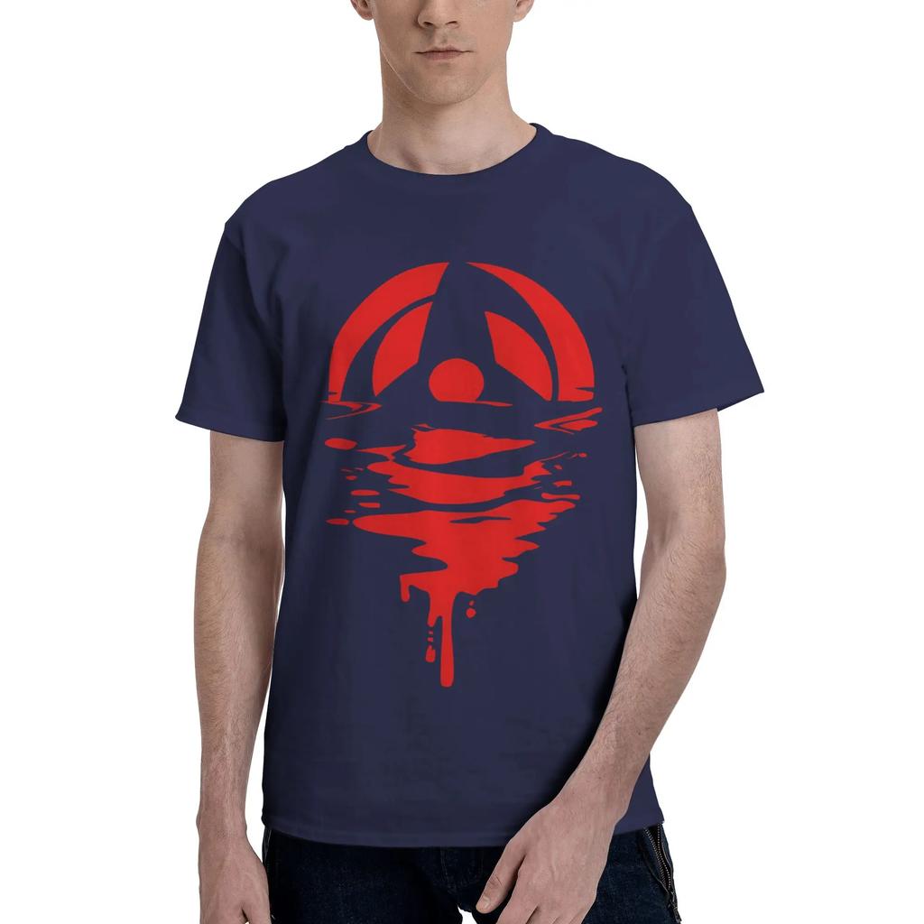 Anime Naruto Anime Sharingan Symbol Unisexs Tshirt Clothes Humorous Tees Short Sleeve Fugees Pure Cotton