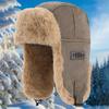 Newest Bomber Hat Men Women Thick Warm Russian Ushanka Fur Hat Fashion Male Female Winter Hat Black Grey Earflap Ski Russian Cap