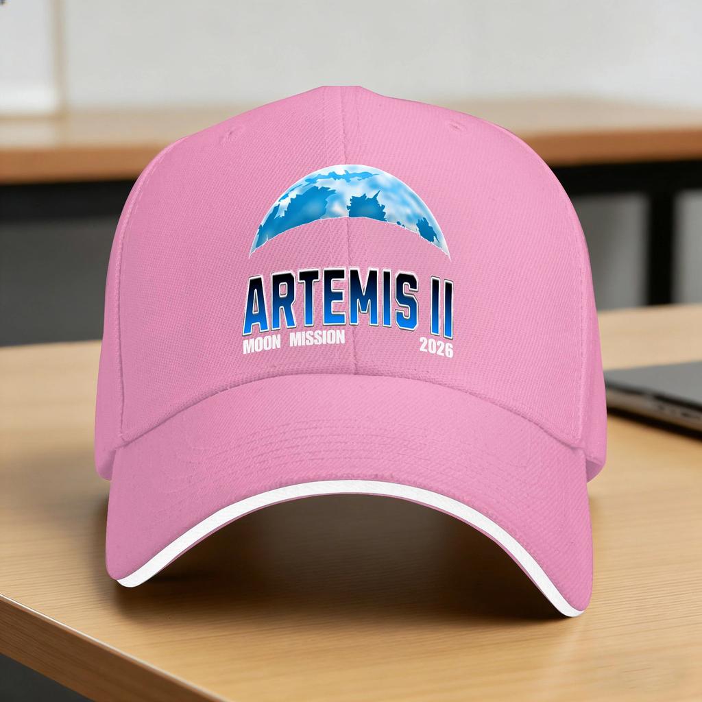 Artemis II Baseball Cap  UnisexTeens Design Trucker Hat Summer Casual Tennis Skate Sun Baseball Caps