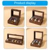2/3/6/10/12 Grid Watch Box Wood Watch Cases Display Holder Wristwatch Organizer Jewelry Gift Box with Clear Lid & Pillow