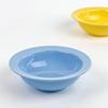 Minimalist Ceramic Pet Bowl with Edge and Neck Protection
