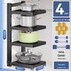 Yunshuang Multi-functional 4-Layer Kitchen Storage Rack