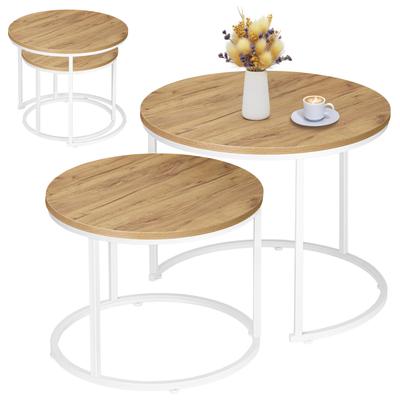 Set of Two Tables White Galen Small Craft
