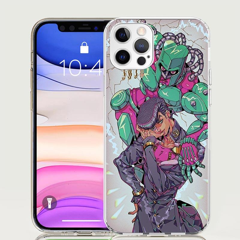 JoJo Adventure Higashikata Josuke Phone Case For Iphone 11 12 13 Mini 14 15 Plus 17 Air 16 Pro Max 16E 7 8 SE Art Customized Coq
