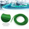 Green Rough Surface PU Polyurethane Round Belt for Drive Transmission(5mm*10m)