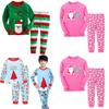 New Cotton Blend Christmas Outfit Set For Kids Cozy Soft Comfortable Sleepwear