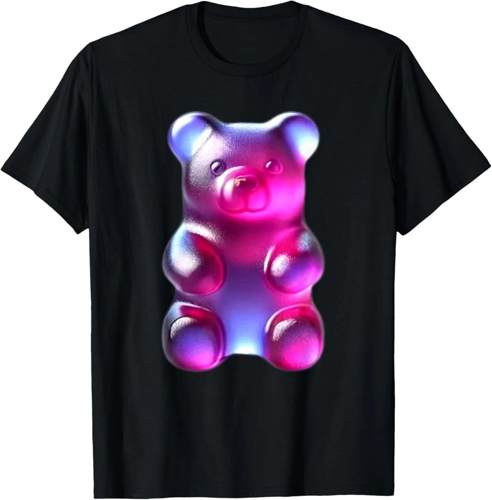 T-shirt Orsetto Gommoso Viola Indaco