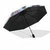 1pc Kaguya-sama: Love is War Outdoor Umbrella - Automatic Opening/Closing, Portable 3-Fold Design with 8-Bone Iron Frame, Perfect Gift for Kaguya-sama