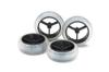 Tamiya Mini 4WD Special Edition Super Carbon Reinforced Large Diameter Narrow Wheels Soft Barrel Tires 95420 Item X/XX &
