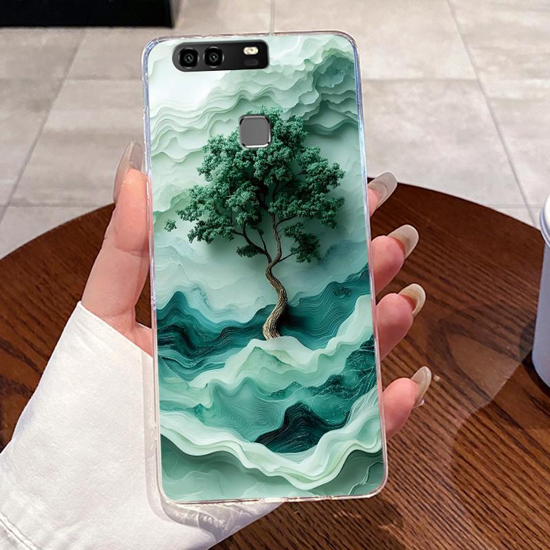 Jelly Casing For Huawei P9 / P9 Plus / P10 / P10 PLUS Funda Clear Silicone Soft TPU Back Cover Cute Cat Rabbit Protective Case