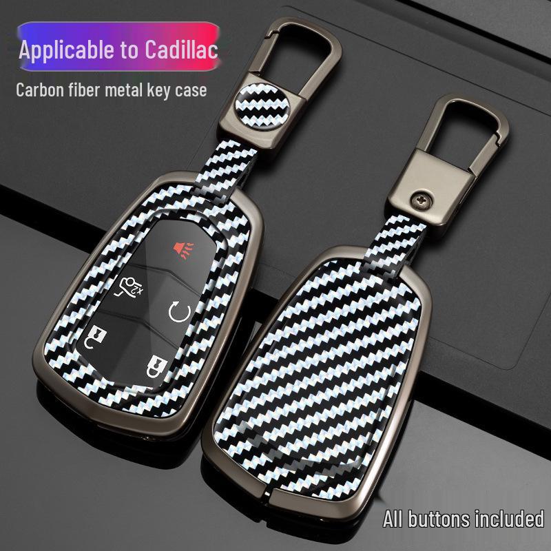 Cadillac Key Case: Fits XT5, CT5, XT6, XT4, CT ATSL, CT4, XTS - Shell Bag with Buckle
