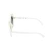 CHANEL Gradient Lenses Acetate Irregular Sunglasses Women's Beige
