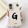 For Xiaomi Redmi Note 11 4G Case Cute Letters Soft Phone Cases For Redmi Note 11 S 11S Note11 4G Silicon Soft Cover 6.43"