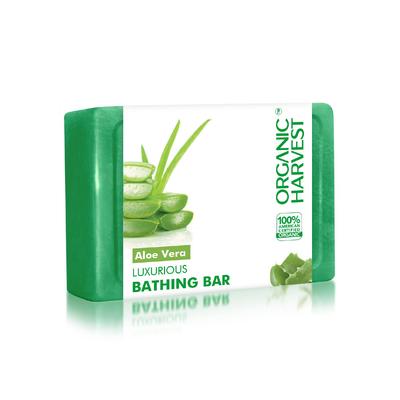Sapone da bagno all'aloe vera (125 g), Saponetta da bagno di lusso all'aloe vera, raccolta biologica