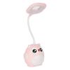 Table Lamp Pen Holder Small Eye Caring Desk USB Rechargeable LED Night Light Student Dorm Room Cartoon Owl Shape