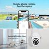 1/2/4 PCS 1080P Security Camera Wired, 2.4G/5G WiFi Home Surveillance Cam with 360° Pan/Tilt, Color Night Vision, Motion Detection, SD/Cloud Storage