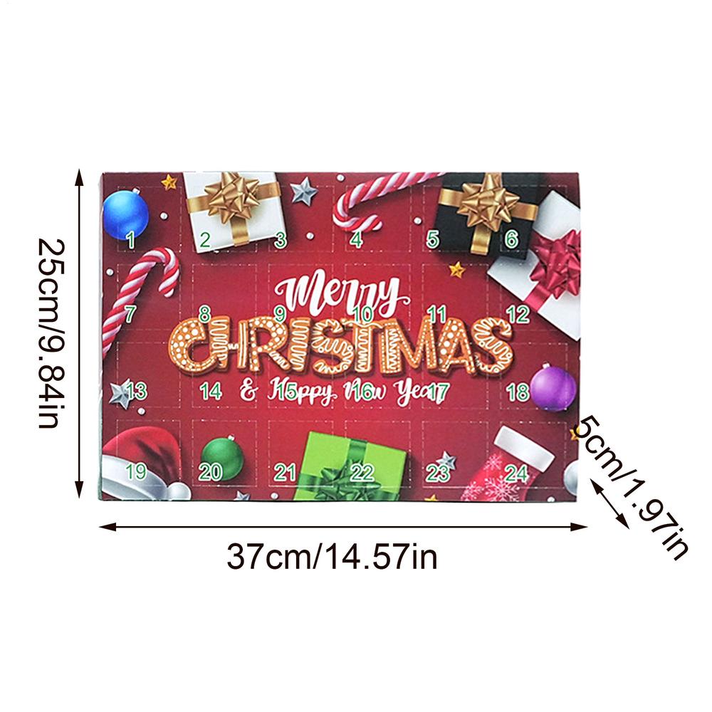 

Socks Christmas Advent 24 Days Countdown Advent 12 Pairs of Soft Crew Socks for Women Men Adults Teens Holiday M