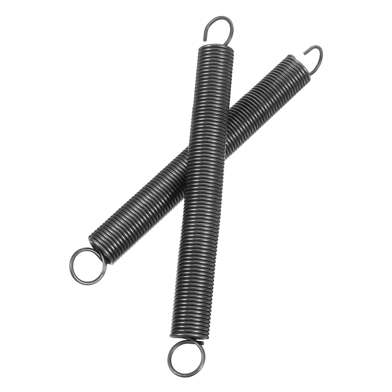 2Pcs Sturdy Spring Steel Hooked Extension Springs High Tensile Strength Wear Resistant Small Tension Springs for Ladder Repair other