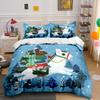 Winter Horse Ride Animals Scene Bedding Duvet Cover Set Duvet Cover Pillowcases (1*Duvet Cover 2*Pillowcases, Without Duvet Insert)