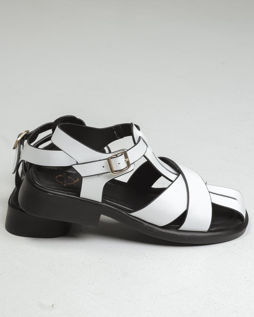 Sandales femme Aquamarin 3595 36 cuir blanc