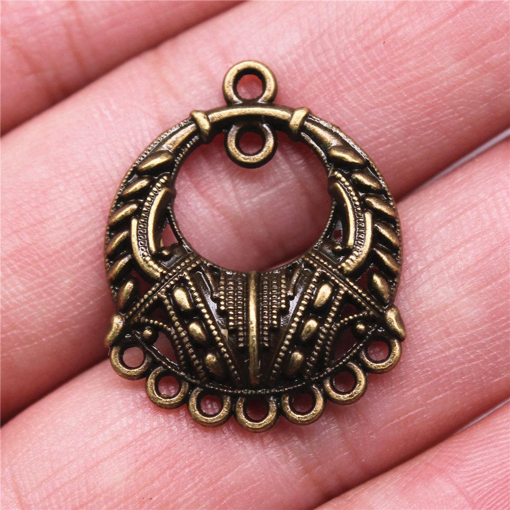 Accessoires Pièces Connecteur Boucle d'Oreille Rond Multi-Trous Fournitures de Bijoux de Mariage ZA044