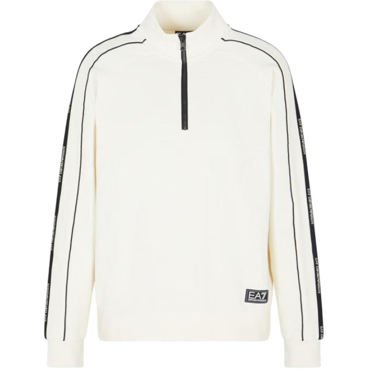Emporio Armani EA7 FW25 Fleece Half-Zip Stand Collar Long Sleeve Sweatshirt Men sweatshirt 7M000971-AF10377-U1105 XXL 14970₽