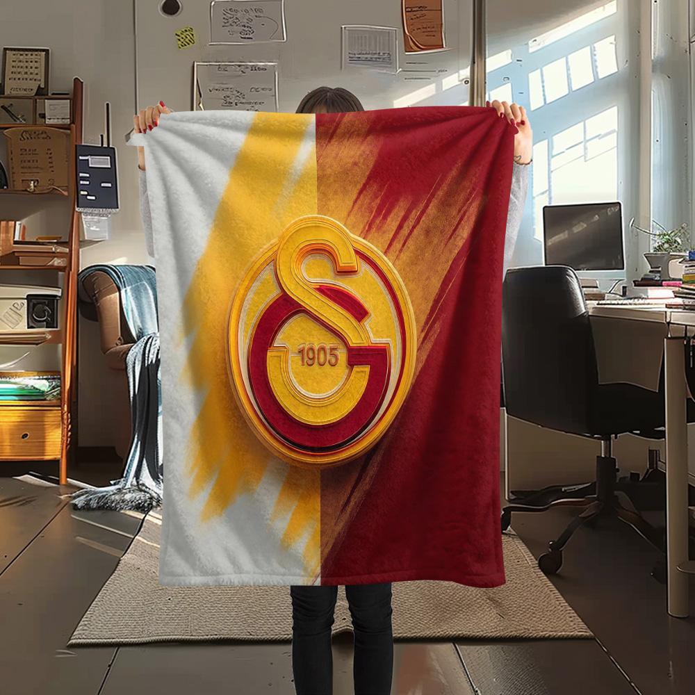 Galatasaray S.K Flannel Blanket, High Quality Comfortable for All Seasons, Home Decor, Warmth and Comfort