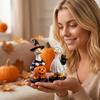Halloween Resin Figurines 2-Pack for Home Decor, Party Decorations and Decor