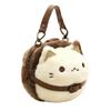 Cat Plush Small Bag for Women, New High Beauty Cartoon Plush Doll Handbag for Women, Plush Bag