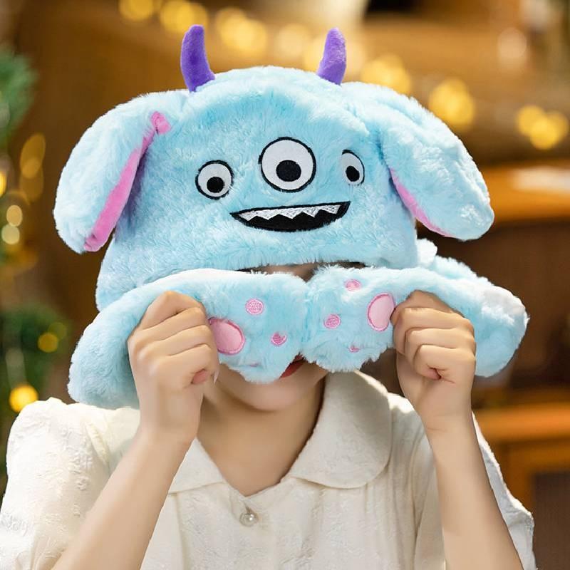 Claus Santa Monster Airbag Cap Moving Christmas Decorations Performance Prop