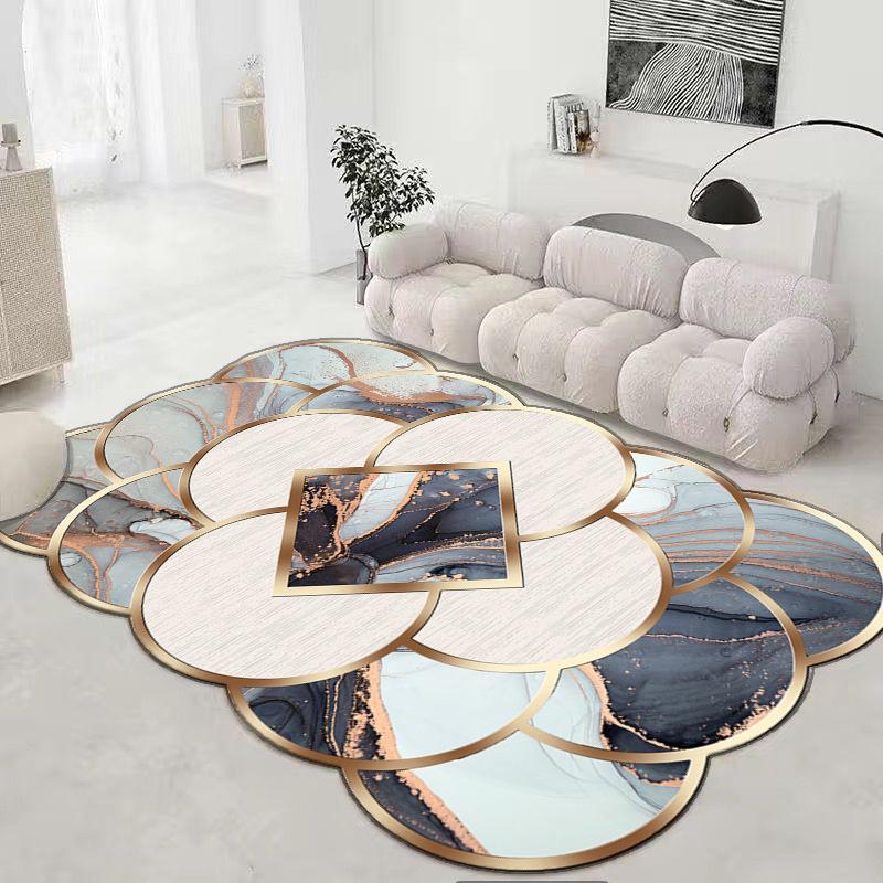 Irregular Marble Carpet Living Room Dirt Resistant Wear-resistant Easy To Maintain Carpet