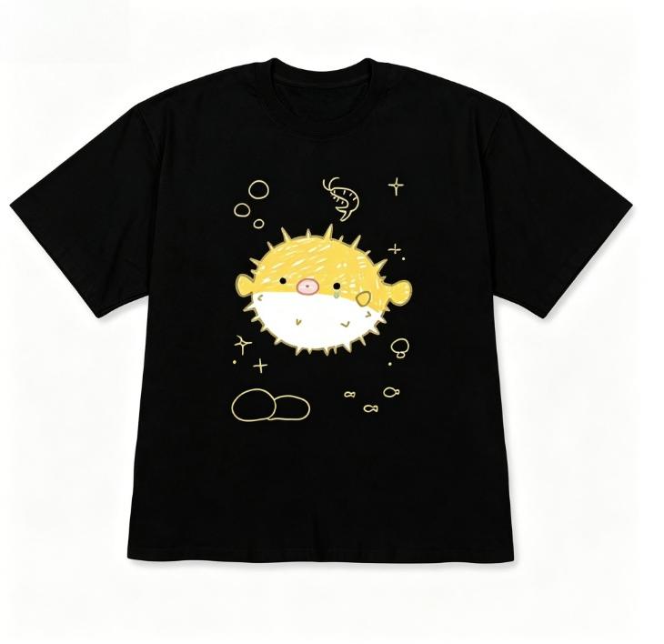 Kawaii Korean Style Short-Sleeve Pink Jellyfish Graphic T-shirt Cute Ocean Aesthetic Casual Top Crew Neck Sale Tee for Girl Boy