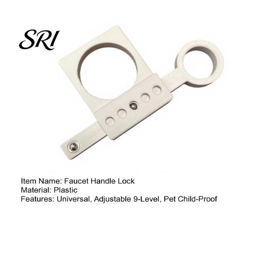 Plastic Faucet Lock Universal Handle Adjustable 9-Level Length Pet Child-Proof Device Water Safety Restraint Kitchen Bathroom Tap Limiter Child