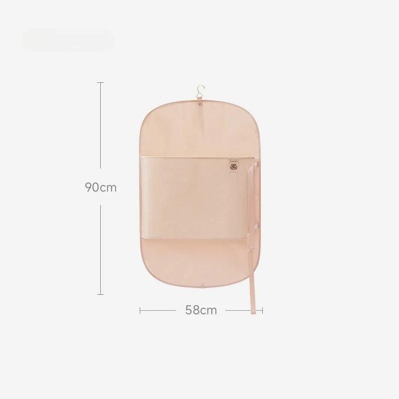 Składane materiałowe worki do przechowywania z kompresją i ochroną przed kurzem - Organizer oszczędzający miejsce w szafie na kurtki puchowe, ubrania i pościel domową